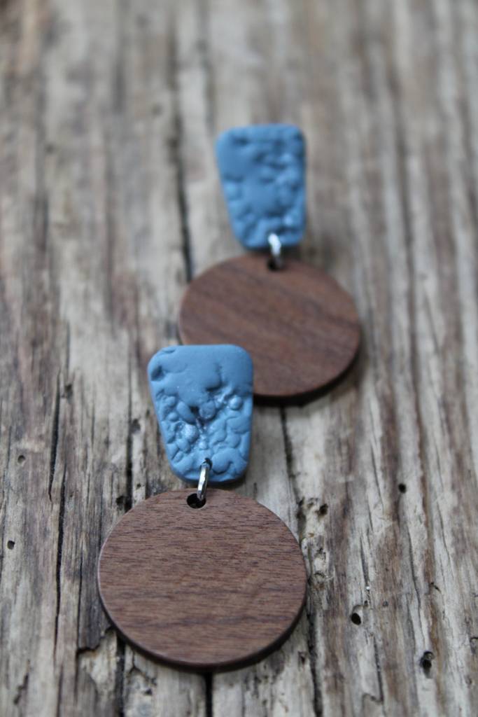 Ohrstecker Strandholz